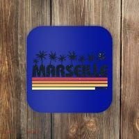 Marseille France Retro Tourism Cool Gift Coaster thumb 0