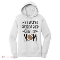 My Favorite Running Back Calls Me Mom Football Quote Gift Women's Hoodie thumb 0