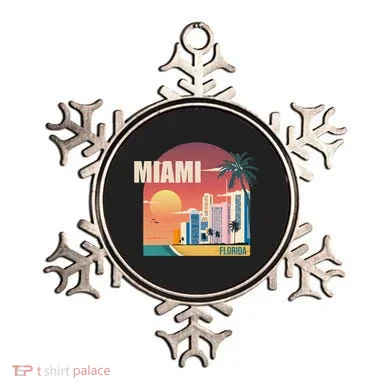 Miami Florida Retro Ornament