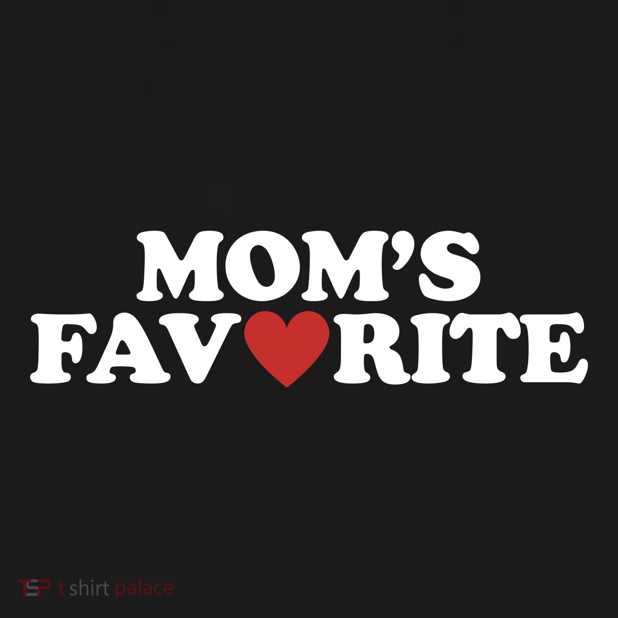 Moms Favorite Red Heart Cute Gift Coaster