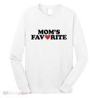Moms Favorite Red Heart Cute Gift Long Sleeve Shirt thumb 0