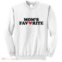 Moms Favorite Red Heart Cute Gift Sweatshirt thumb 0