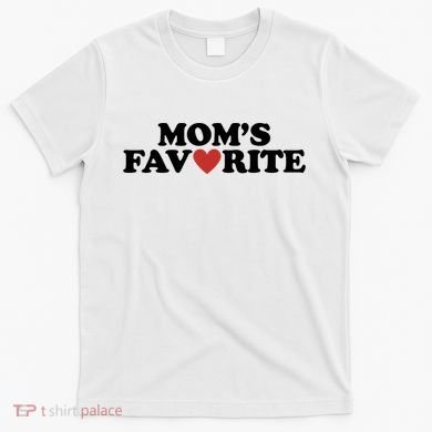 Moms Favorite Red Heart Cute Gift T-Shirt
