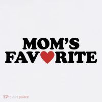 Moms Favorite Red Heart Cute Gift T-Shirt thumb 7