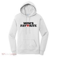 Moms Favorite Red Heart Cute Gift Women's Hoodie thumb 0