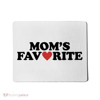 Moms Favorite Red Heart Cute Gift Mousepad