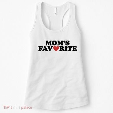 Moms Favorite Red Heart Cute Gift Women's Tank Top