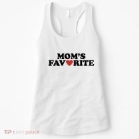 Moms Favorite Red Heart Cute Gift Women's Tank Top thumb 0