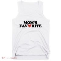 Moms Favorite Red Heart Cute Gift Tank Top thumb 0