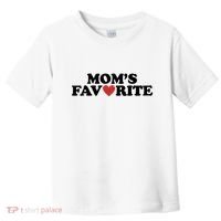 Moms Favorite Red Heart Cute Gift Toddler T-Shirt thumb 0