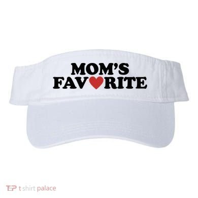 Moms Favorite Red Heart Cute Gift Visor