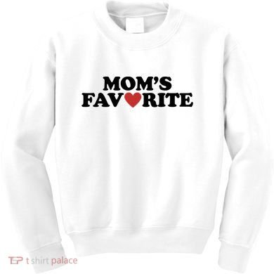 Moms Favorite Red Heart Cute Gift Kids Sweatshirt