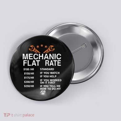 Mechanic Flat Rate Button