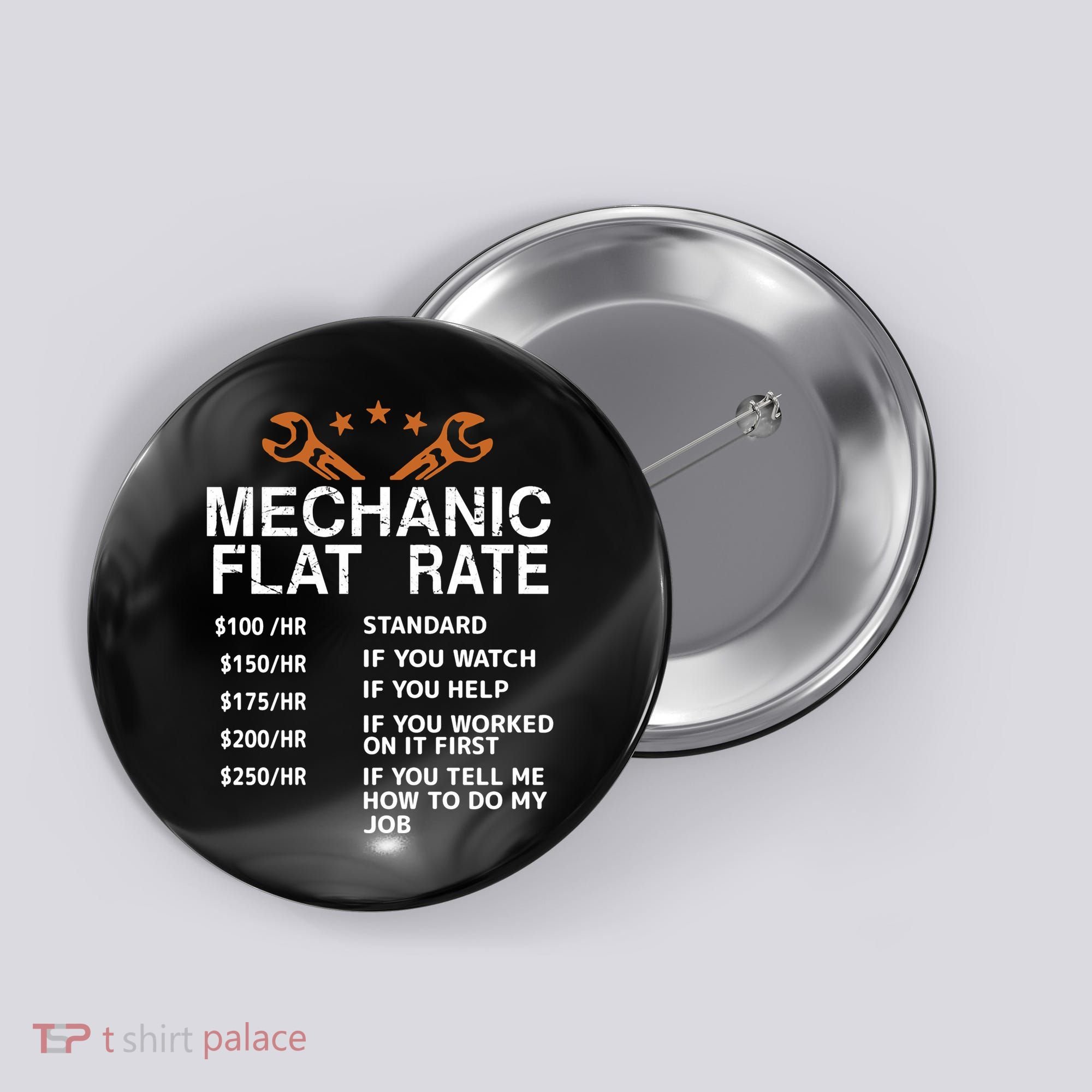 Mechanic Flat Rate Button