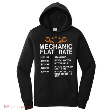 Mechanic Flat Rate Women's Hoodie
