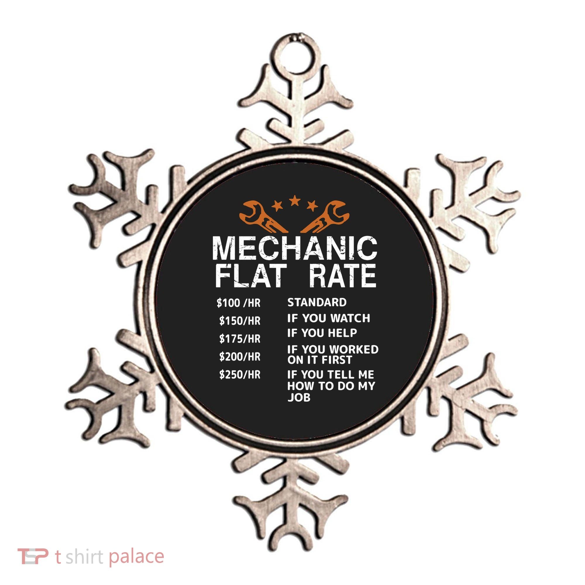 Mechanic Flat Rate Ornament