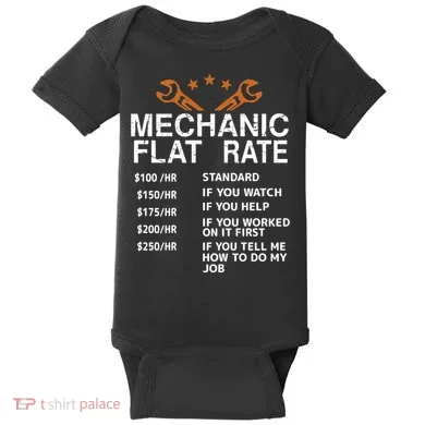 Mechanic Flat Rate Baby Bodysuit