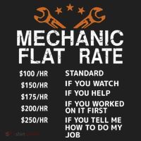 Mechanic Flat Rate Golf Towel thumb 3
