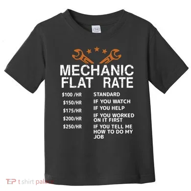 Mechanic Flat Rate Toddler T-Shirt