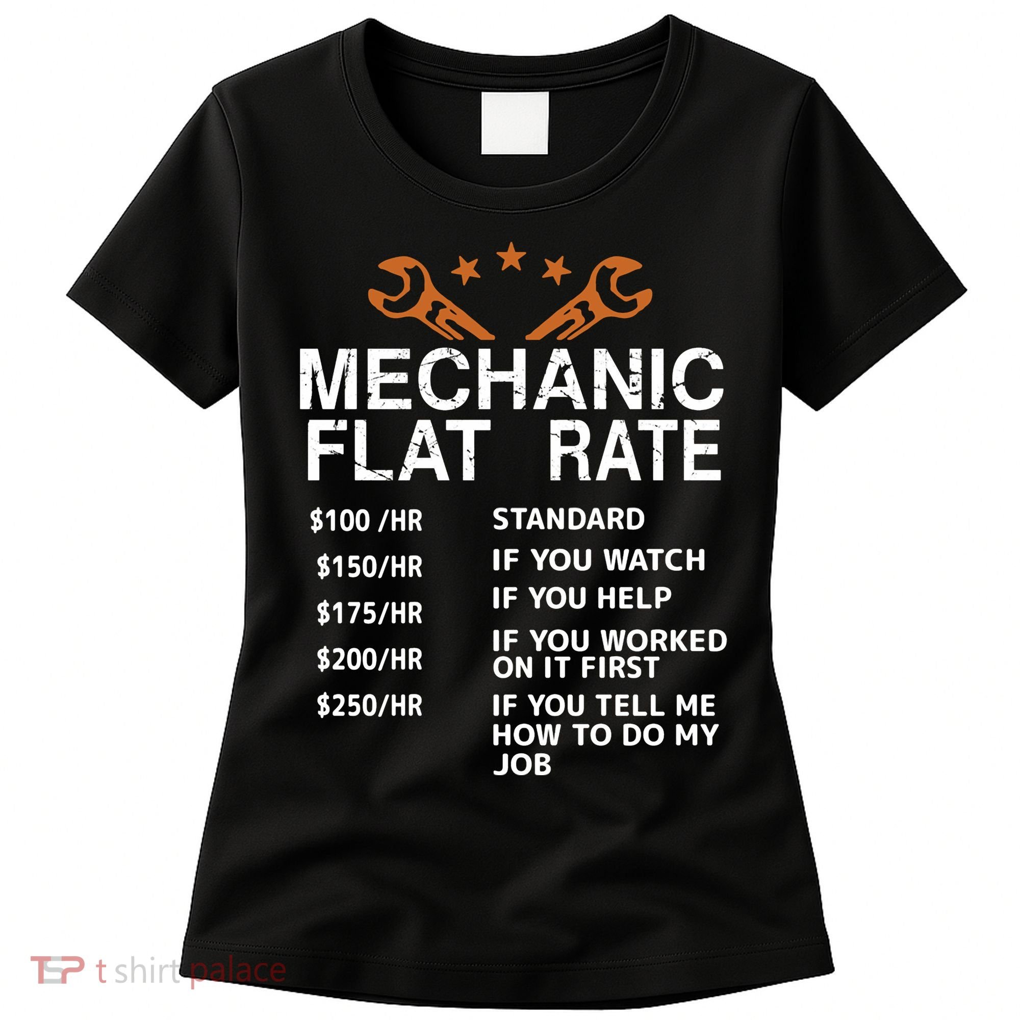 Mechanic Flat Rate Women's T-Shirt
