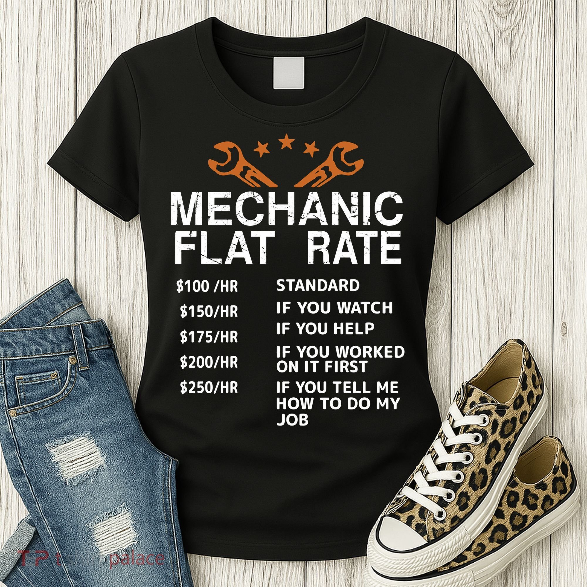 Mechanic Flat Rate Women's T-Shirt