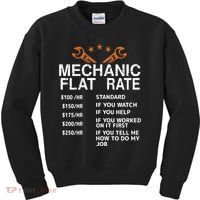 Mechanic Flat Rate Kids Sweatshirt thumb 0