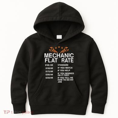 Mechanic Flat Rate Kids Hoodie