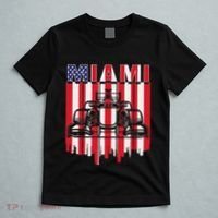 Miami Formula Racing Track Circuit United States Flag T-Shirt thumb 5