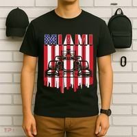 Miami Formula Racing Track Circuit United States Flag T-Shirt thumb 6