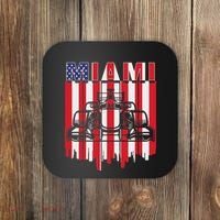Miami Formula Racing Track Circuit United States Flag Coaster thumb 0