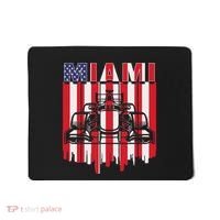 Miami Formula Racing Track Circuit United States Flag Mousepad thumb 0