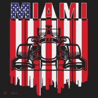 Miami Formula Racing Track Circuit United States Flag Hat thumb 2