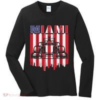Miami Formula Racing Track Circuit United States Flag Women's Long Sleeve Shirt thumb 0
