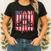 Miami Formula Racing Track Circuit United States Flag Women's T-Shirt thumb 2