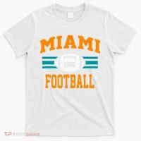 Miami Football Retro Sports Fan Gear T-Shirt thumb 0