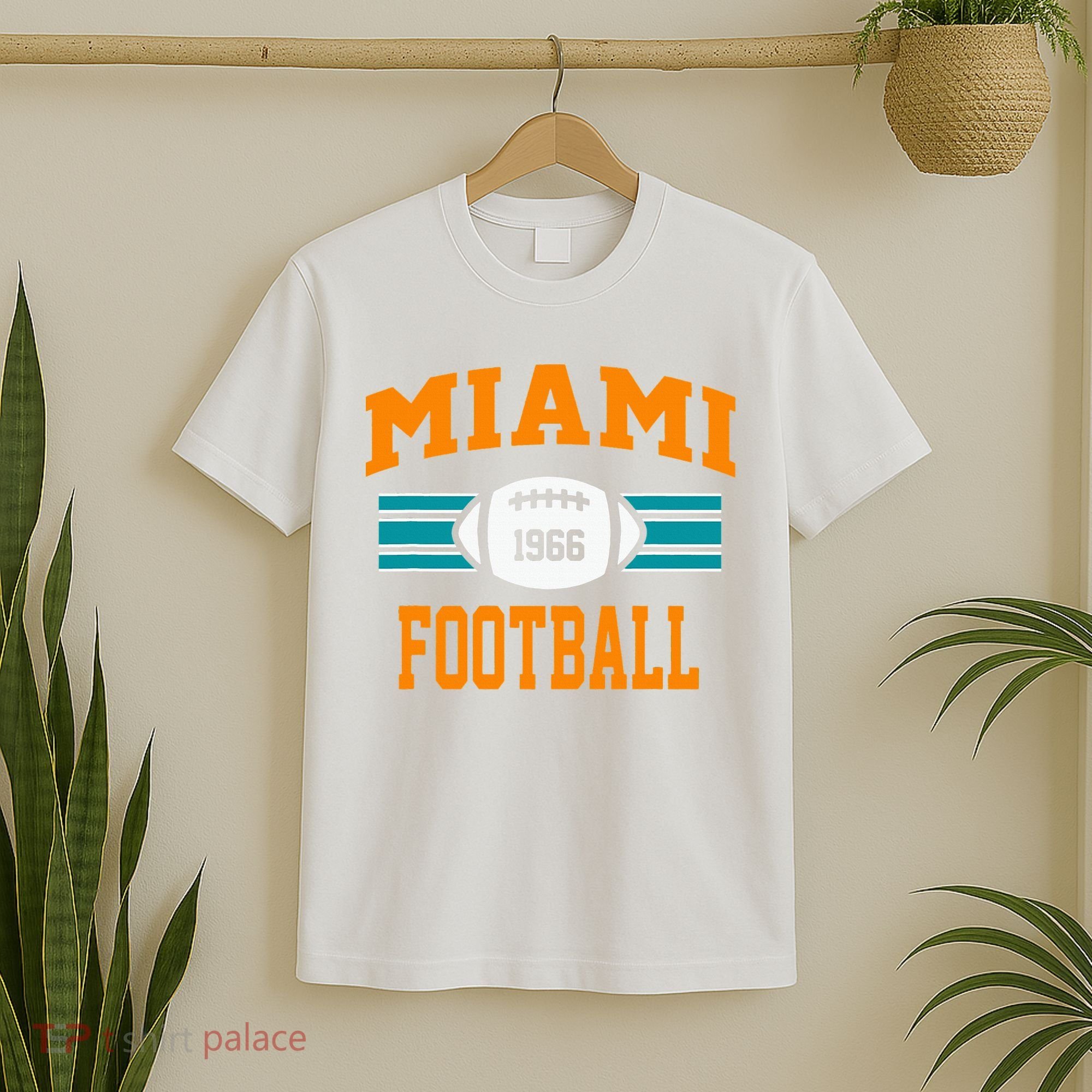 Miami Football Retro Sports Fan Gear T-Shirt
