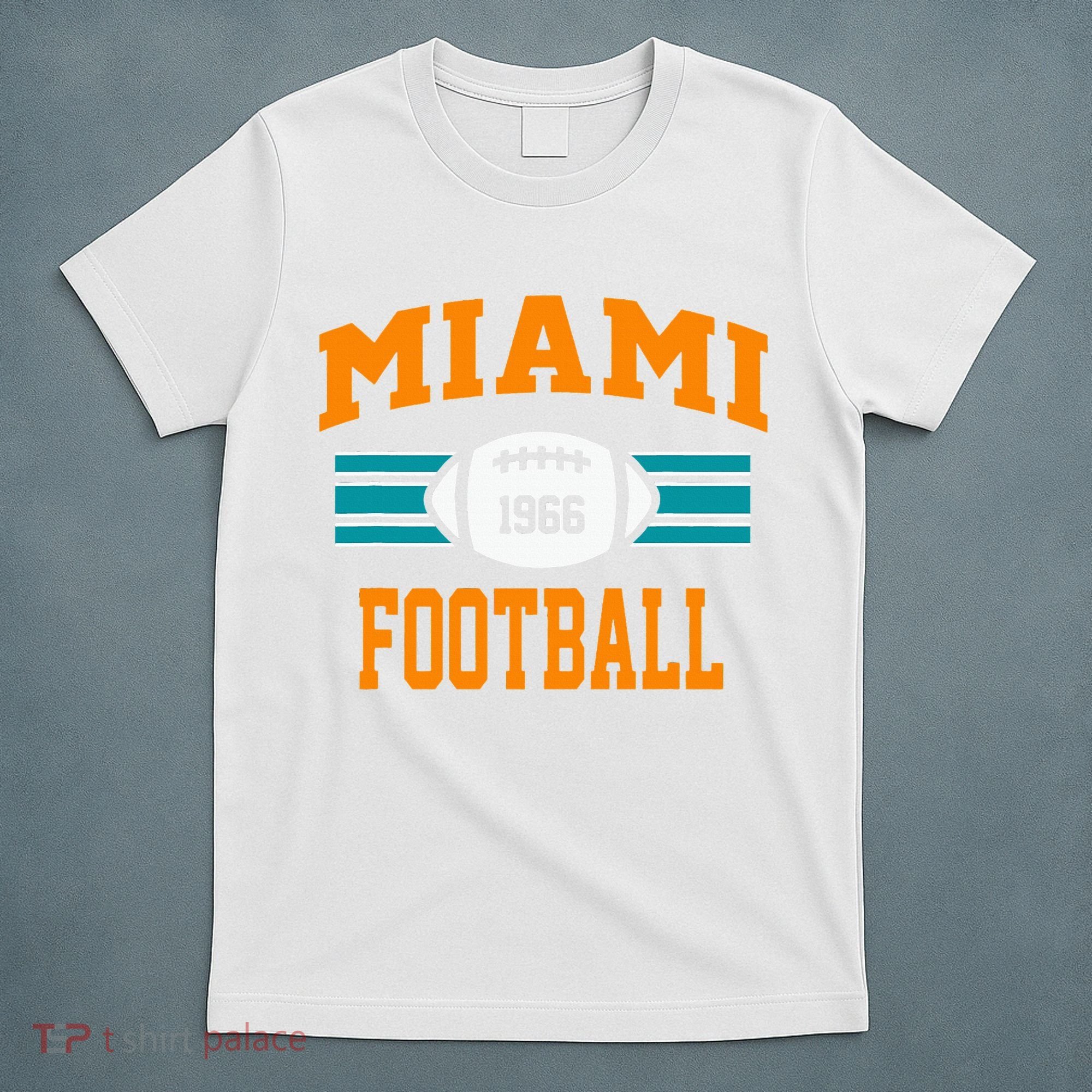 Miami Football Retro Sports Fan Gear T-Shirt