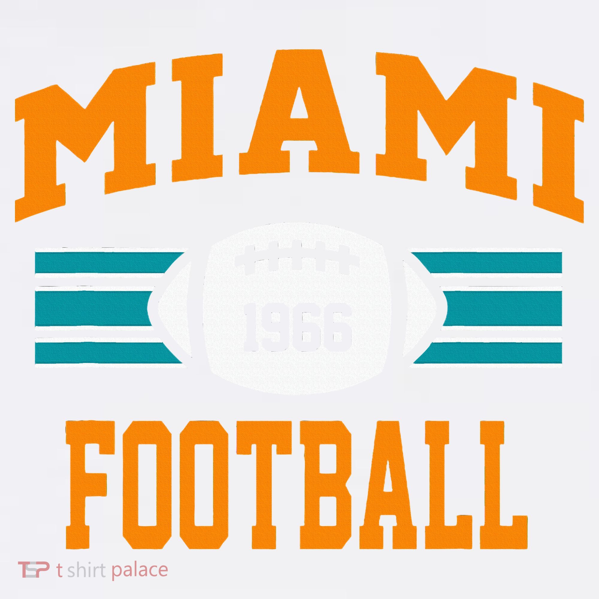 Miami Football Retro Sports Fan Gear T-Shirt