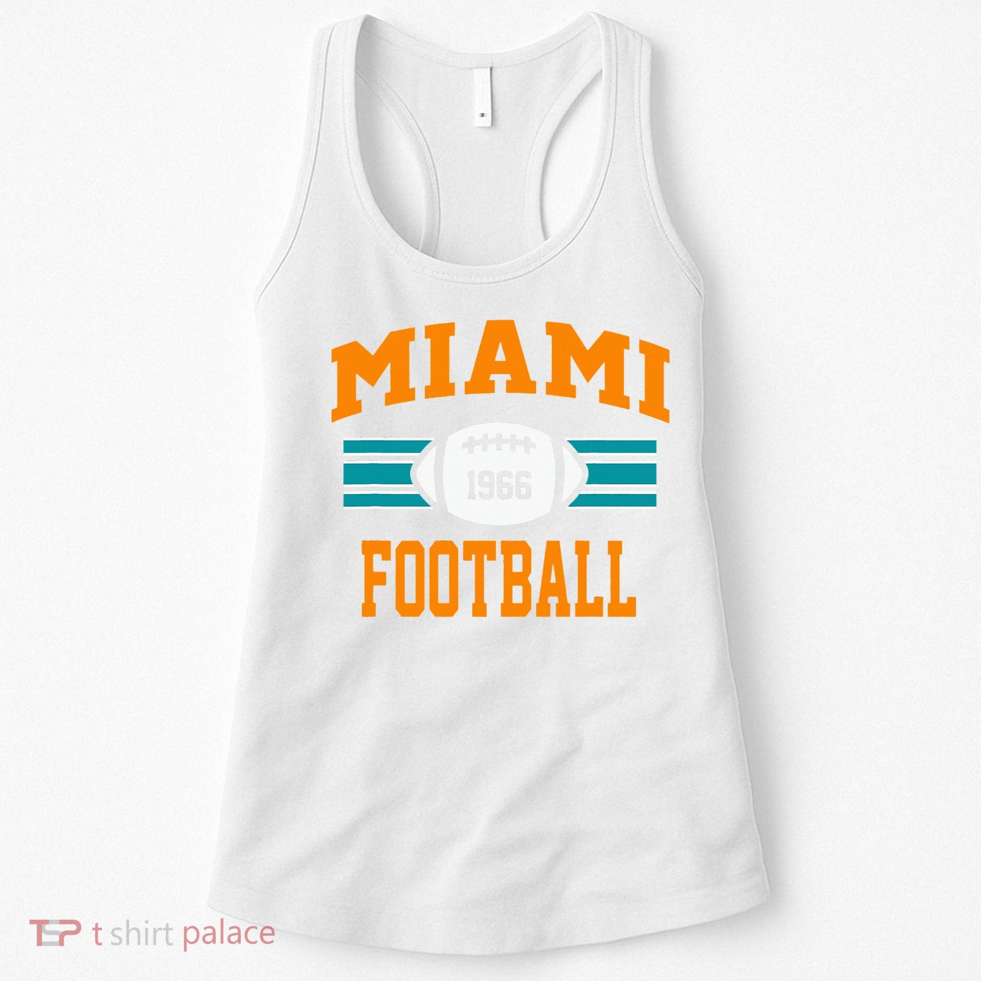 Miami Football Retro Sports Fan Gear Women's Tank Top