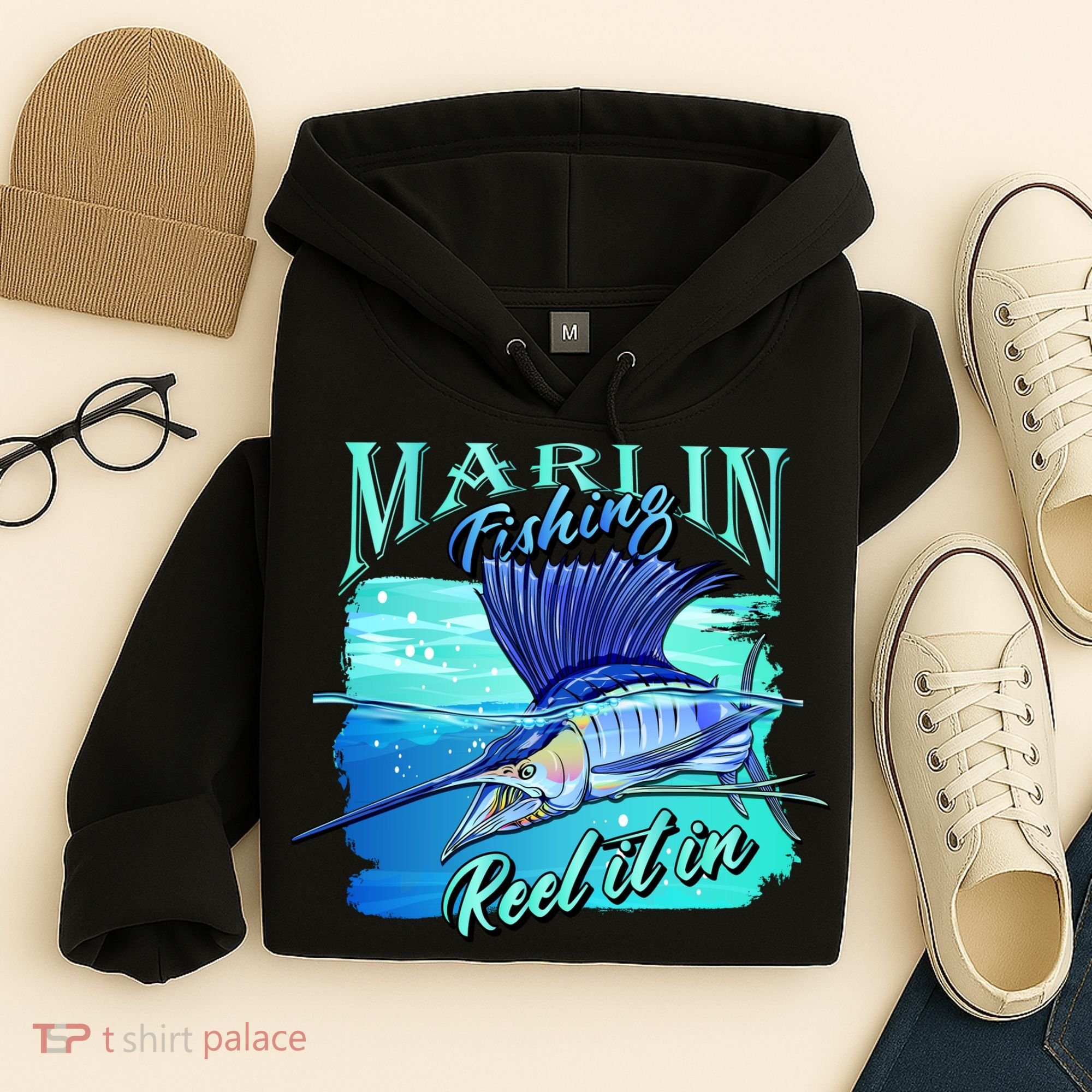 Marline Fishing Reel It In Hoodie