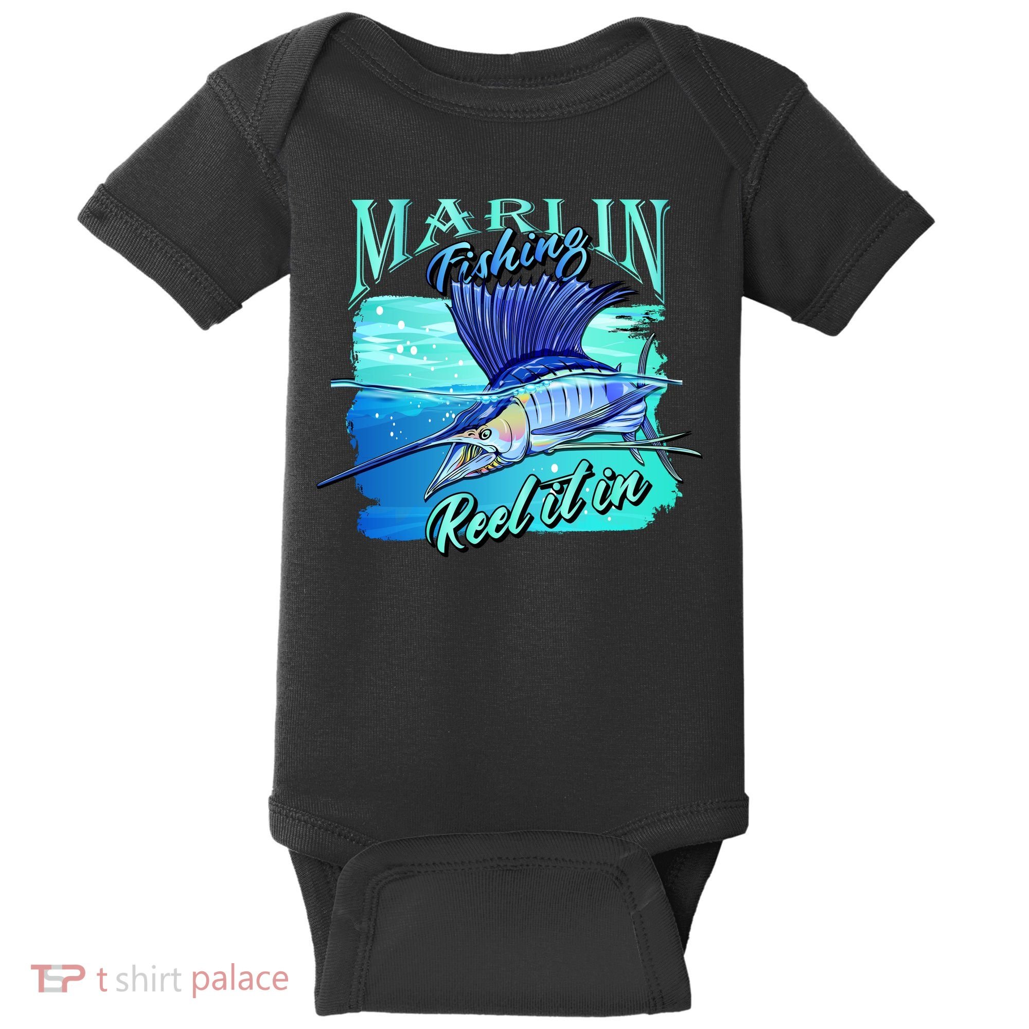 Marline Fishing Reel It In Baby Bodysuit