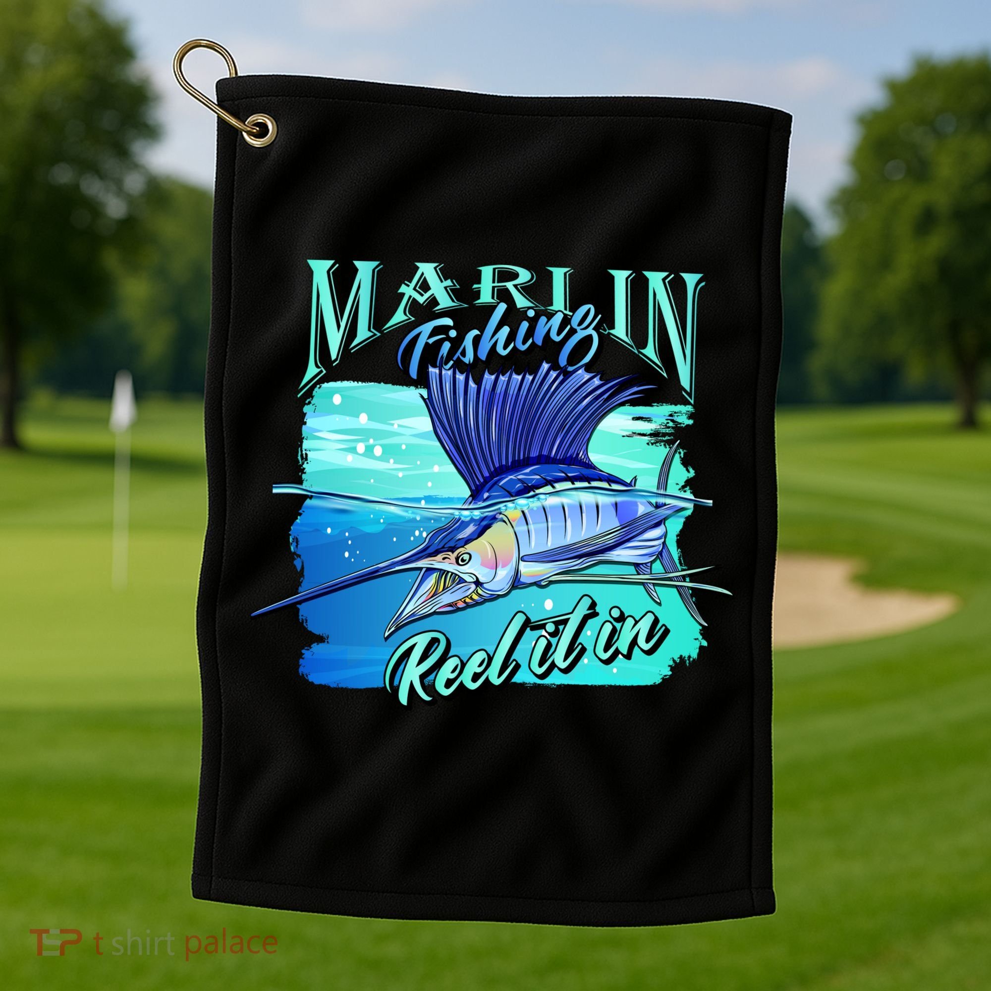 Marline Fishing Reel It In Golf Towel