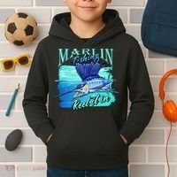 Marline Fishing Reel It In Kids Hoodie thumb 2