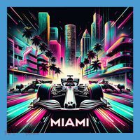 Miami Formula Racing Circuits Sport Tie Dye Hoodie thumb 2