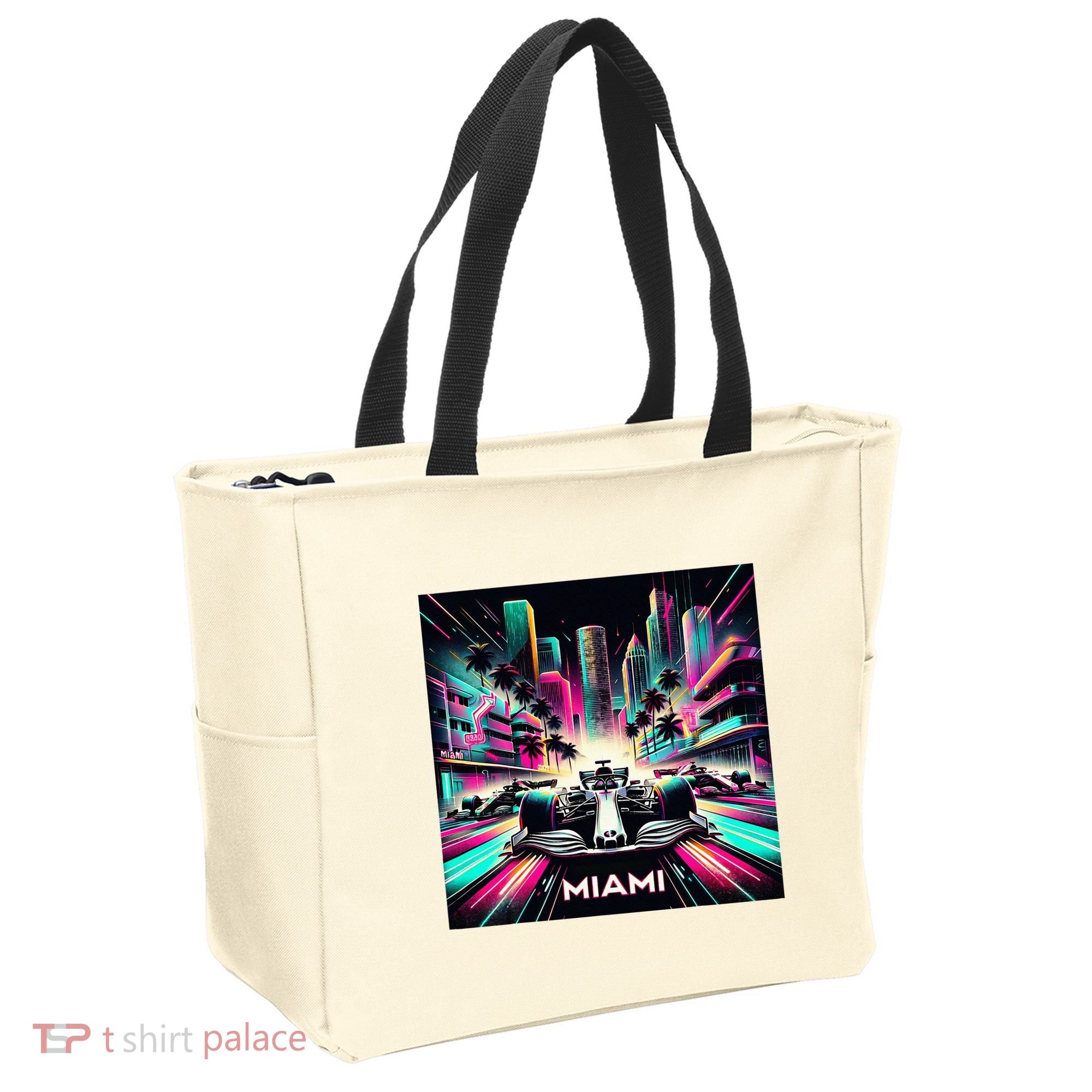 Miami Formula Racing Circuits Sport Tote Bag