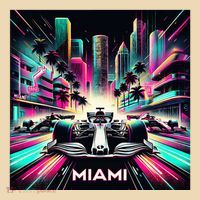 Miami Formula Racing Circuits Sport Tote Bag thumb 4