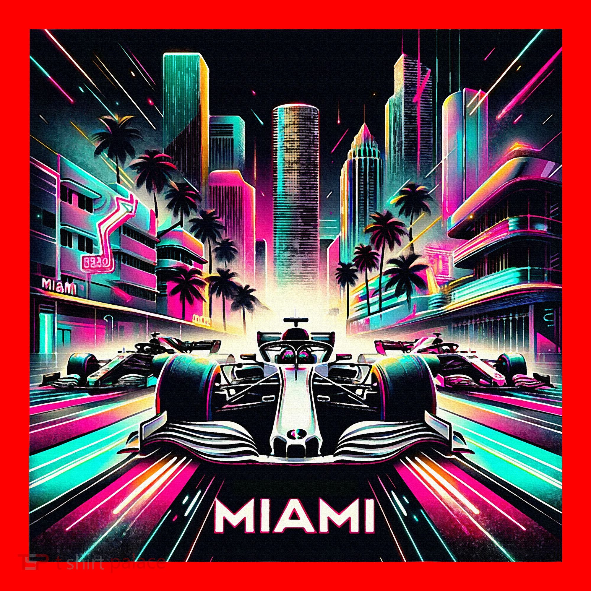 Miami Formula Racing Circuits Sport Santa Hat