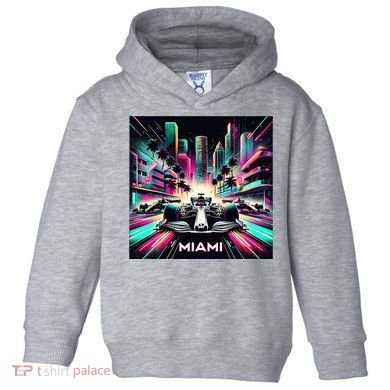 Miami Formula Racing Circuits Sport Toddler Hoodie