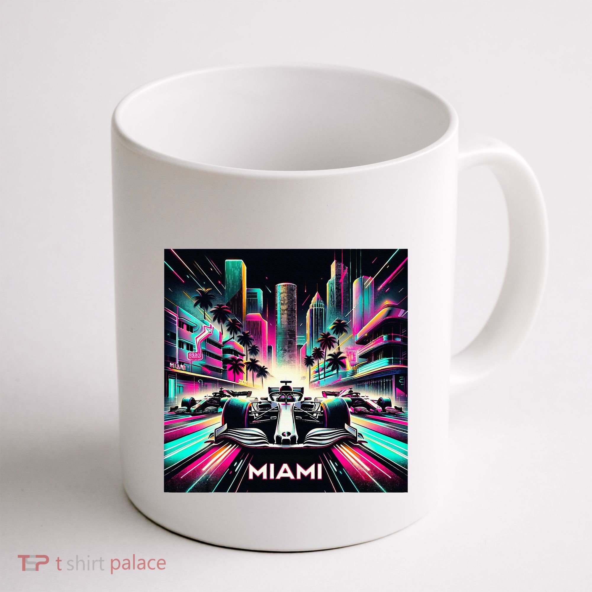 Miami Formula Racing Circuits Sport Coffee Mug