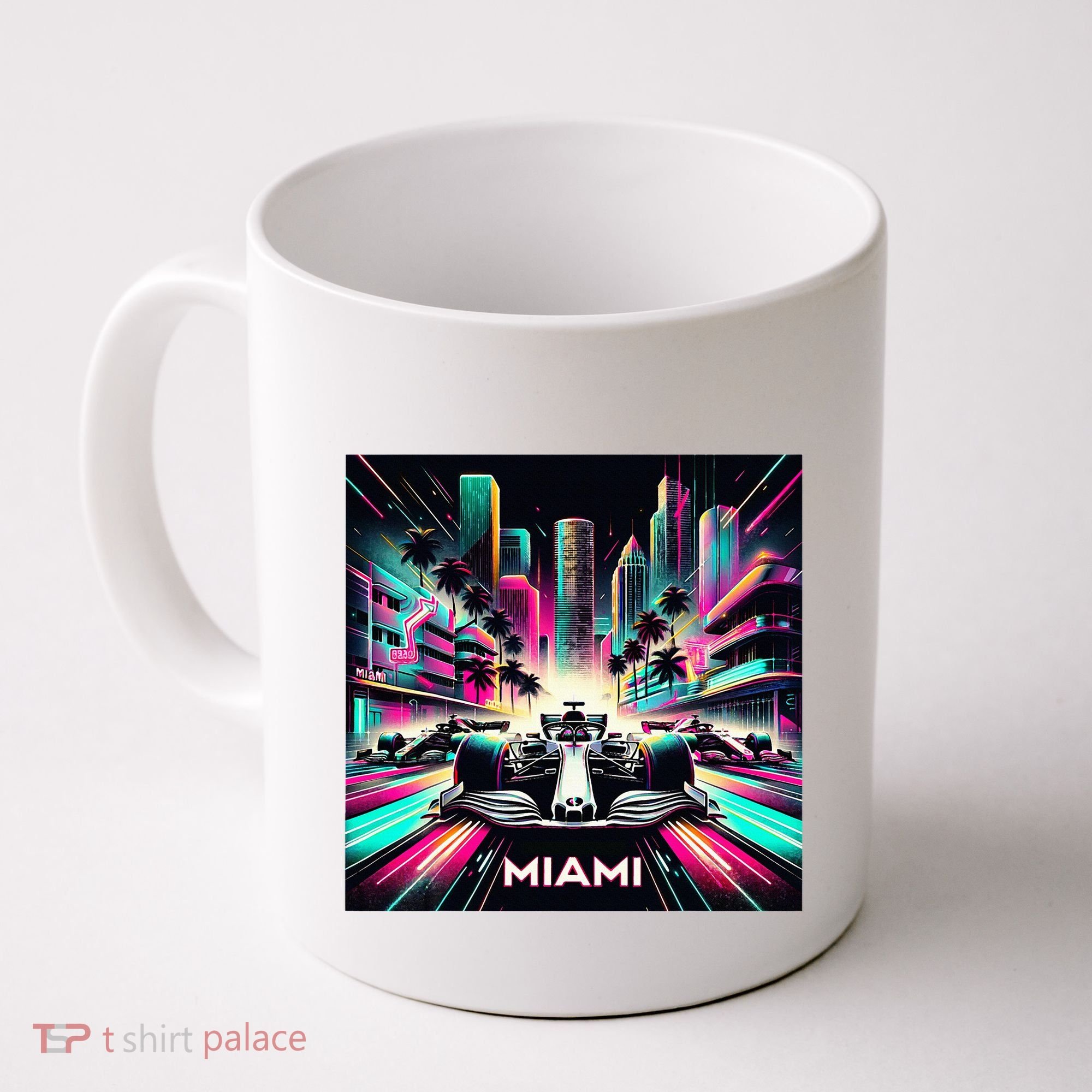 Miami Formula Racing Circuits Sport Coffee Mug